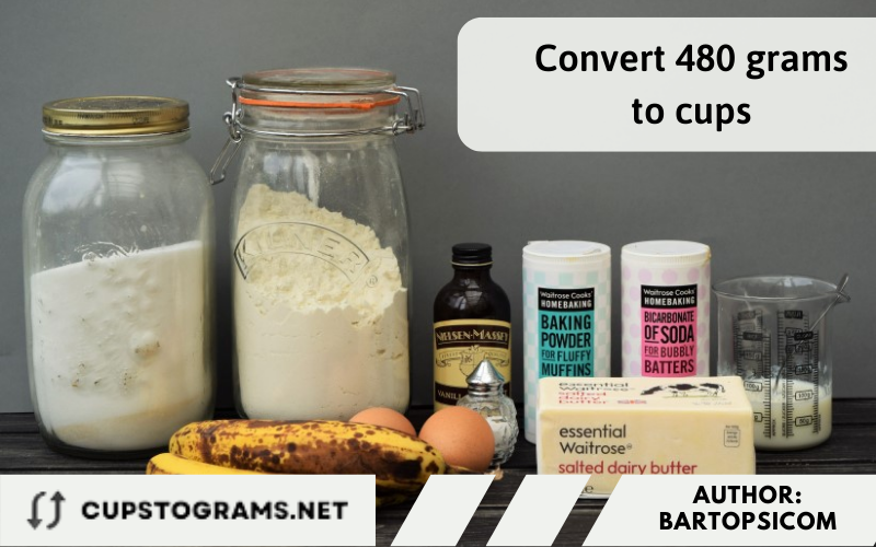 Convert 480 grams to cups - 480g in cups