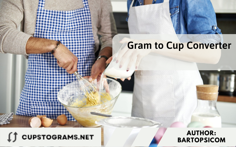 Gram to Cup Converter