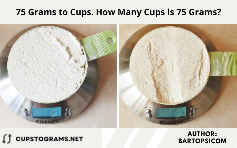 75 Grams to Cups. How Many Cups is 75 Grams?