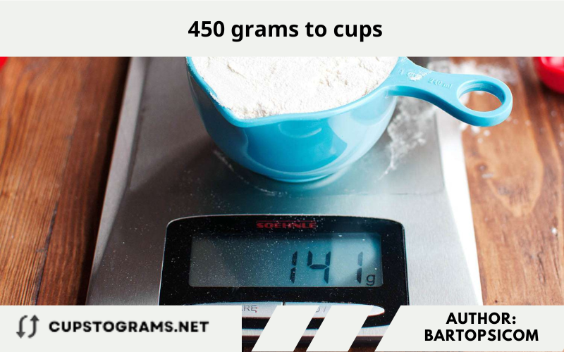 450 grams to cups