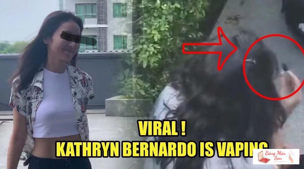Kathryn Bernardo Vaping Viral Video