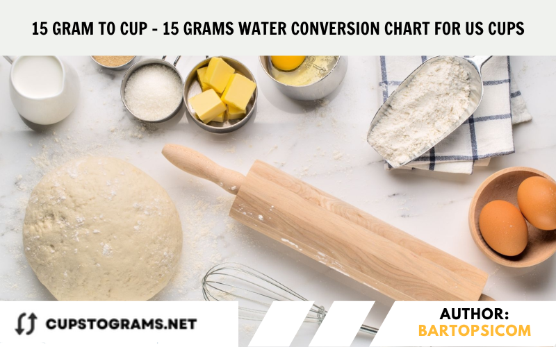 15 gram to cup - 15 Grams Water Conversion Chart for US Cups