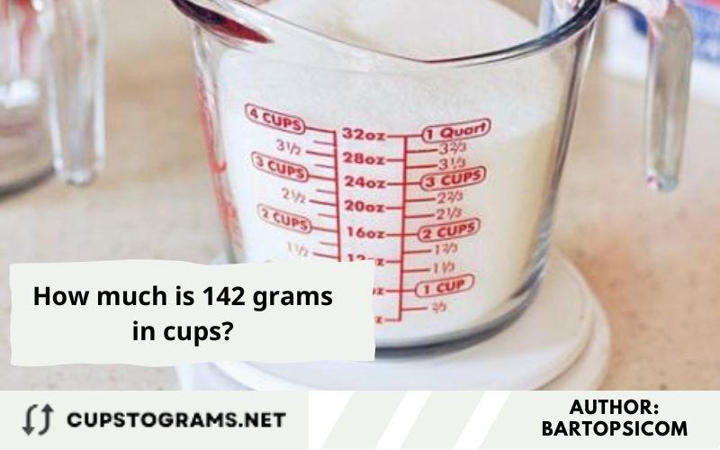 How much is 142 grams in cups?