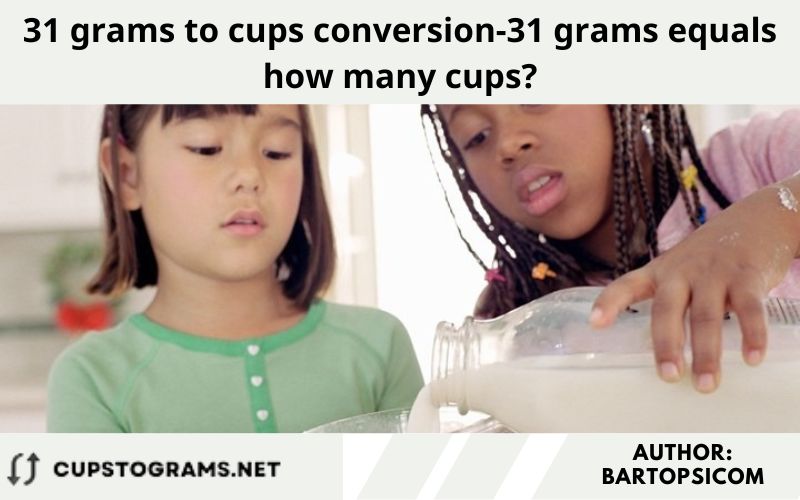 31 grams to cups conversion-31 grams equals how many cups?