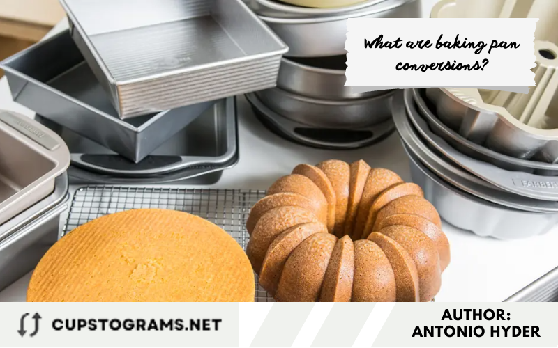 What are baking pan conversions?
