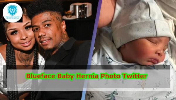 What motivated Blueface to post a graphic photo of his infant son