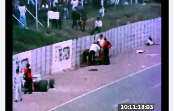 How did the 1977 African Grand Prix crash video become viral in the first place?