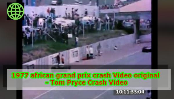 What specific safety measures were in place during the 1977 African Grand Prix and how did they contribute to the severity of the crash?
