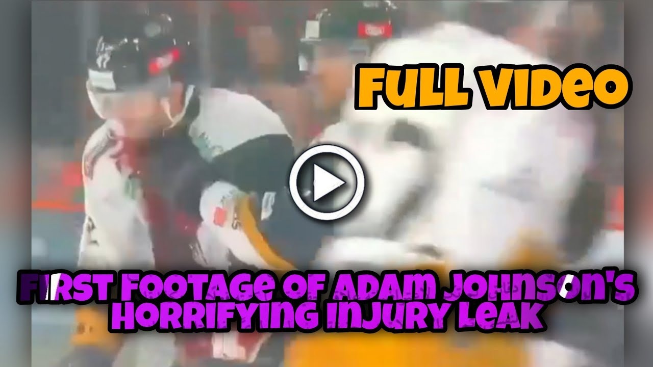 Adam Johnson Injury Hockey Video